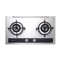 Kompor tanam - Merek Domo ( DH 7201)- 2 tungku - type stainless- bekas