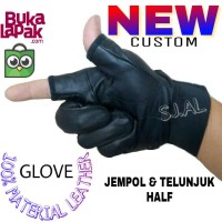 Jual SARUNG TANGAN KULIT ASLI 100% HALF FULL FINGER Murah
