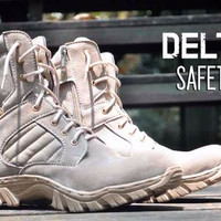 sepatu boot safety Pria boots keren Risleting Black Hawk Delta casual