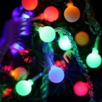 Jual Lampu Led Hias Natal Bulat Bola Anggur Kelereng Setin Bundar Murah