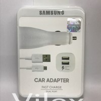 Jual Cas car charger adapter mobil dual SAMSUNG adaptive fast charging Murah