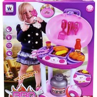 Mainan Anak Masak - BBQ W012 - Playset Barbeque - Usia 3 Tahun +