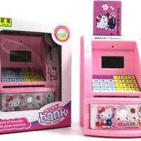 Mainan Anak Celengan ATM Hello Kitty - Mainan Edukatif