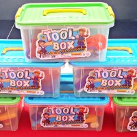 Jual Mainan Edukasi Edukatif Anak Laki Laki Tool Set Toy Perkakas Tool Box Murah