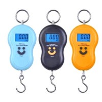 Jual Timbangan Gantung 50 KG Backlight Portable Digital Scale Smile Murah