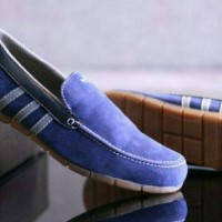 Sepatu Casual Santai Adidas Suede / Slip on Slop Tanpa Tali