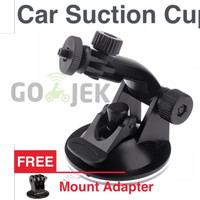 Jual Car Suction Cup Mount Holder for GoPro Xiaomi Yi Action Camera Murah