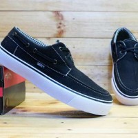 sepatu pria vans zapato original premium black 39-43
