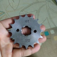 Jual Gir/Gear depan 16T-428 Pnp Tiger,Verza,Nmp,Cb150r,Gl pro,Sonic Murah