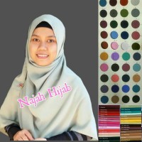 jilbab pashmina bahan Wolfis