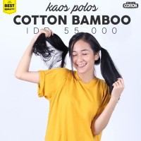 Jual Kaos Polos Katun Bambu (Cotton Bamboo Organic) Murah