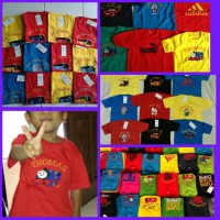 Jual Grosir Baju Anak Murah (Kaos Anak Umur 1-6 Thn) - Kaos Karakter Bordir Murah