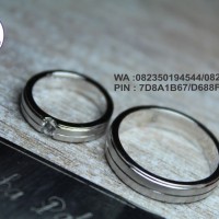 sepasang cincin nikah platinum 25%