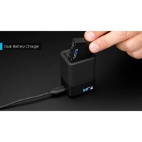Jual gopro dual charger + battery hero 5 black original Murah