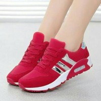 Jual sepatu adidas wanita murah/ecer/grosir terbaru sport/kets/casual merah Murah
