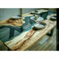 meja makan kayu asem (sofa kursi tamu lemari bufet meja makan)