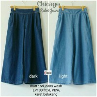 Jual chikago jeans cullote pants - celana murah - jogger - bawahan wanita Murah