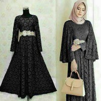 Jual xl jumbo bigsize gamis muslim baju pesta kaftan maxi big size cape Murah