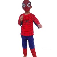 Jual Promo Baju Kaos Anak Kostum Topeng Superhero Spiderman/ Laki laki Murah