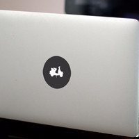 Jual Sticker Macbook Decal Macbook - Scooter logo Murah