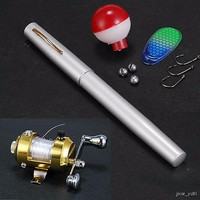 Promo Set Alat Pancing Berbentuk Pena Coleman Fish Pen Fishing As Seen