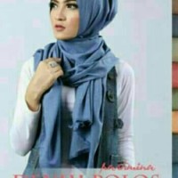 Jual KERUDUNG/JILBAB/HIJAB PAMINA PASHMINA DENIM SUPERNOPA RAWIS POLOS Murah