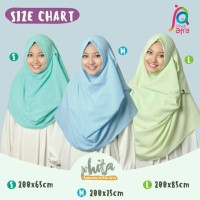 Jilbab Afra Pashmina Instan size S (phita)