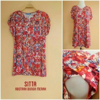 Baju Menyusui atasan hamil hem wanita blouse perempuan merah blus red