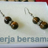anting batu akik 10mm