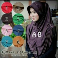 Jual hijab jilbab bergo instn kwrudung Kepang rumana Murah
