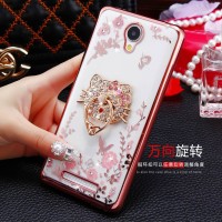 Jual Softcase FLOWER DIAMOND Xiaomi Mi Max Chrome Case Silicone TPU Casing Murah