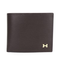 DOMPET PRIA KULIT ASLI IMPORT | HERMES 128-2619 COFFEE | 11722