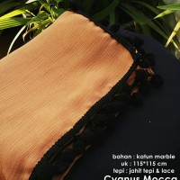 jilbab hijab kerudung pashmina cygnus mocca