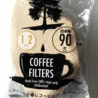 Jual Coffee Paper Filters Made in Japan isi 90 Lbr Kertas Saring Teh Kopi Murah