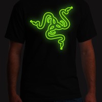 Jual Kaos Distro RAZER Glow In The Dark Murah