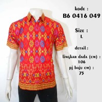 B60416049 hem batik bali katun prada / atasan batik kantor murah KECE