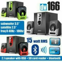 Jual Speaker aktif DAZUMBA DW166 - Bluetooth, USB, SD/MMC Murah