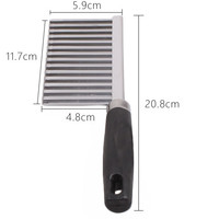 Pisau Iris Stenliss Ulir Kentang Stainless steel Knife Ku Harga Pro