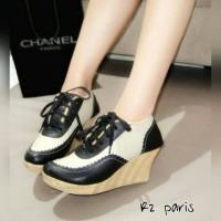 Jual wedges boots Anel Murah