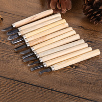 Jual NEW 12pc wood carving set / pisau ukir kayu Murah