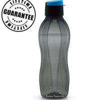 Jual Tupperware Eco Bottle Man 750ml Black - Taperware - Botol minuman Murah