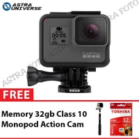 GoPro Hero 5 Black Edition Free Tongsis+Memory 32gb Class 10