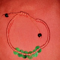 gelang giok tali merah ring