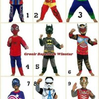 Jual Baju Anak pahlawan Kostum berTopeng Superhero
all varian Murah