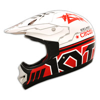 Diskon HELM KYT CROSS CROSS PRO #8 WHITE/RED Terlaris