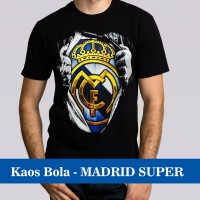 Jual Kaos Distro Bola Murah Real madrid Superman 3D Bukan Jersey Murah