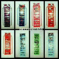 Jual promo rak sepatu susun 9 karakter gantung bukan rak tas atau jilbab Murah