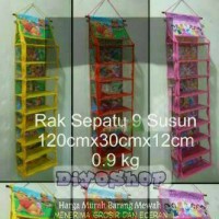 Jual rak sepatu susun 9 gantung bukan rak tas atau rak jilbab Murah