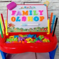 Jual meja belajar papan tulis anak Murah