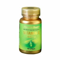 Jual nature's health vitamin e 400iu 100 soft gel Murah